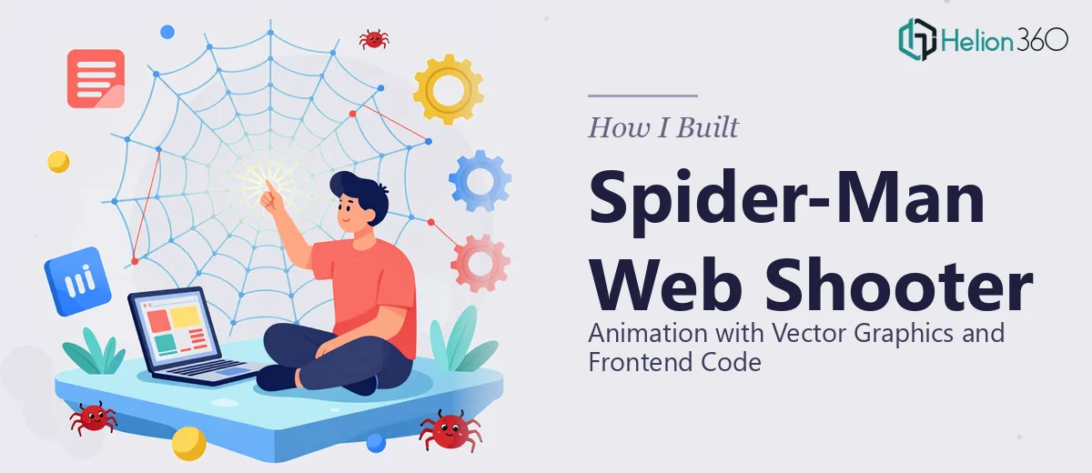 How I Got a Spider-Man Web Shooter Animation Effect Built with Vector Graphics and Frontend Code