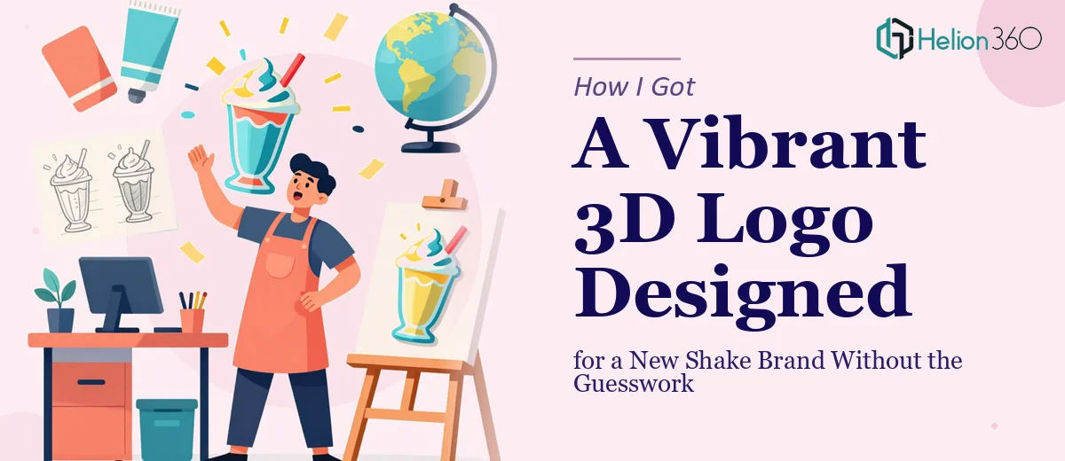 How I Got a Vibrant 3D Logo Designed for a New Shake Brand (Without the Guesswork)