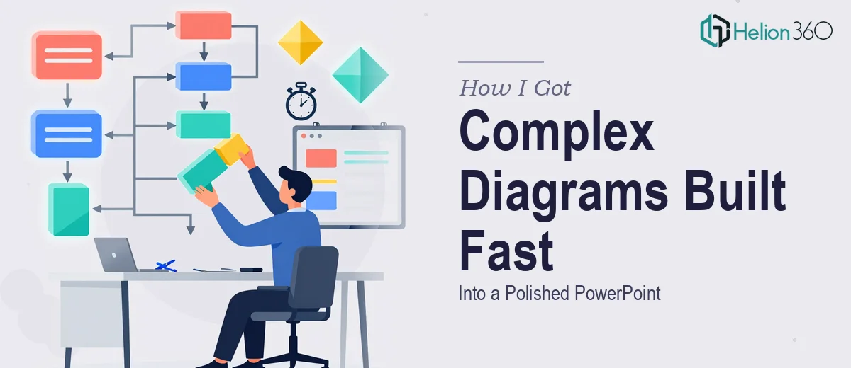 How I Got Complex Box and Line Diagrams Built Into a Polished PowerPoint — Fast