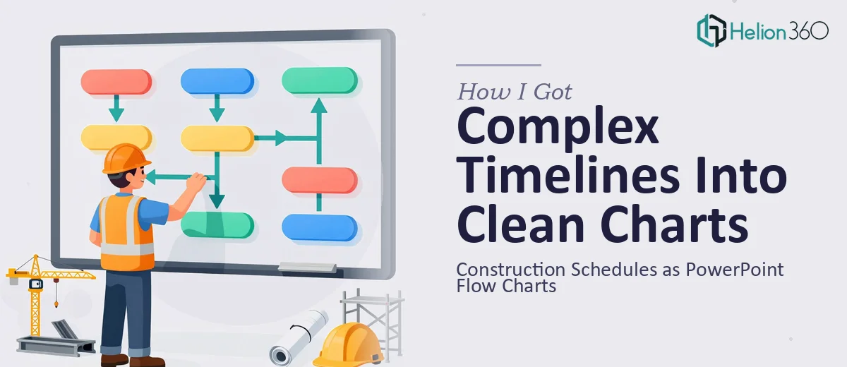 How I Got Complex Construction Timelines Turned Into Clean PowerPoint Flow Charts