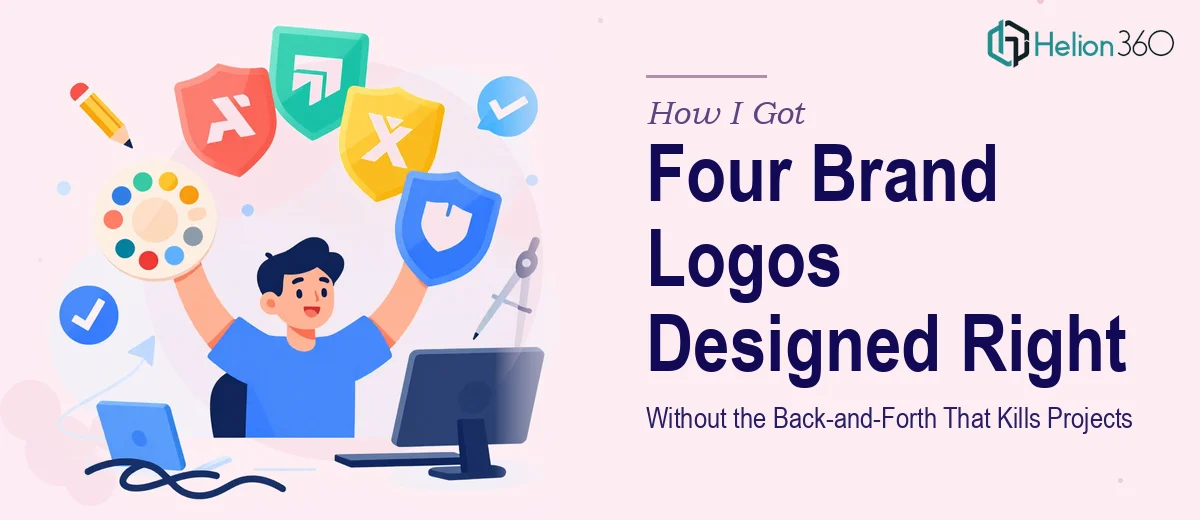 How I Got Four Brand Logos Designed Right — Without the Back-and-Forth That Usually Kills Projects Like This