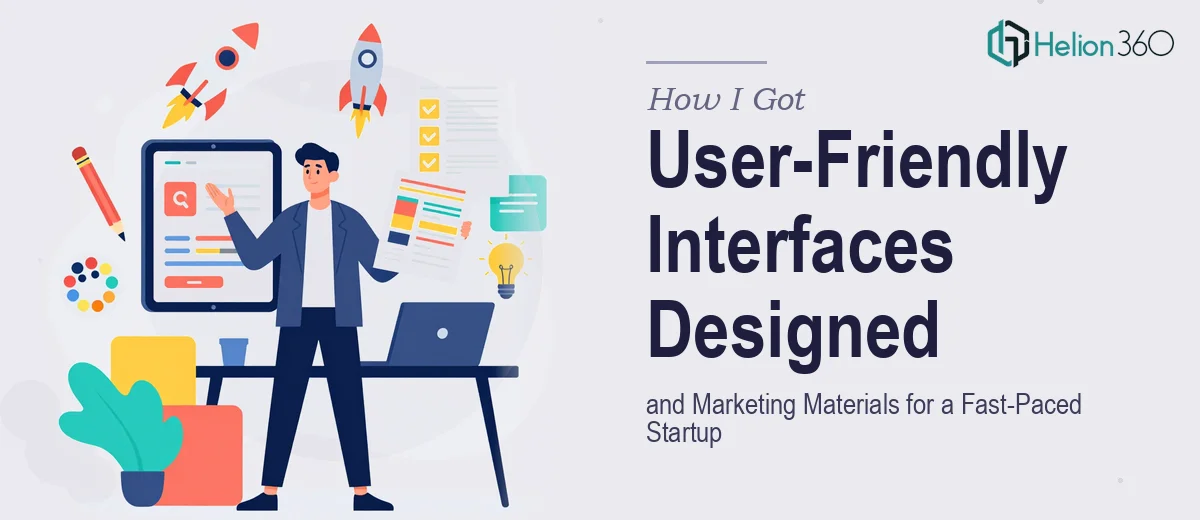 How I Got User-Friendly Interfaces and Marketing Materials Designed for a Fast-Paced Startup