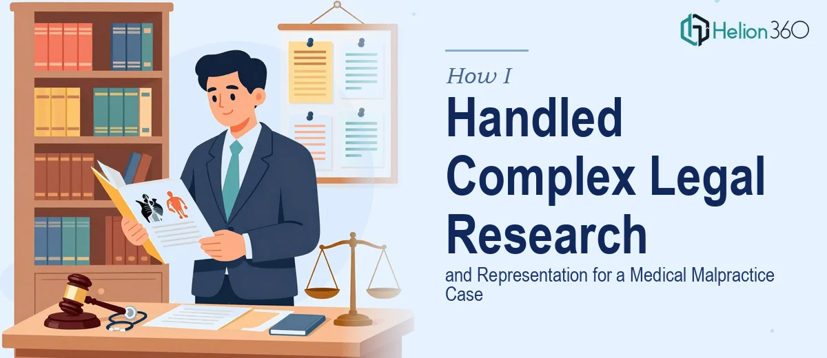 How I Handled Complex Legal Research and Representation for a Medical Malpractice Case