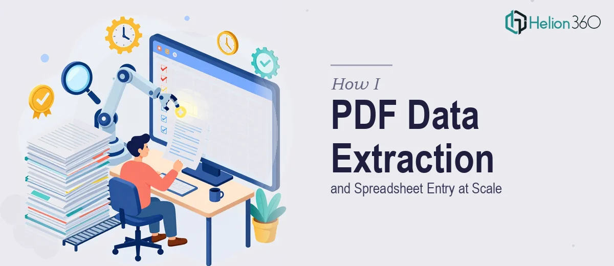 How I Handled Daily PDF Data Extraction and Spreadsheet Entry at Scale