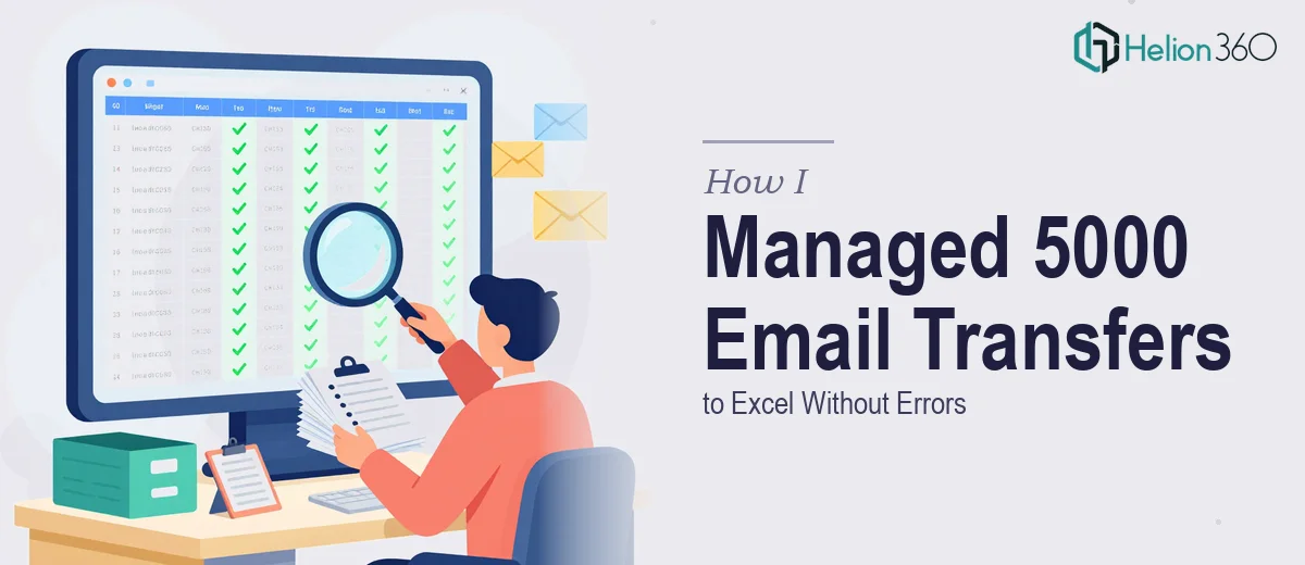How I Managed the Manual Transfer of 5000 Email Addresses to Excel Without Errors