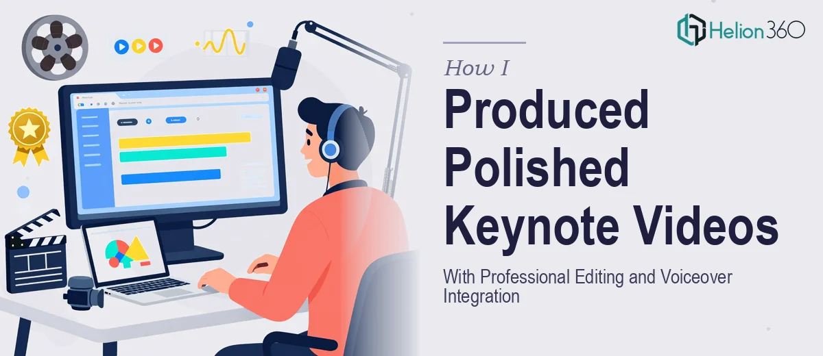 How I Produced Polished Keynote Videos With Professional Editing and Voiceover Integration