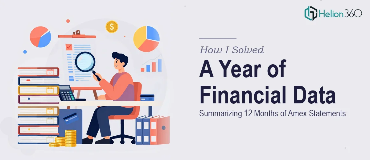 How I Solved a Year of Financial Data Management: Summarizing 12 Months of Amex Statements