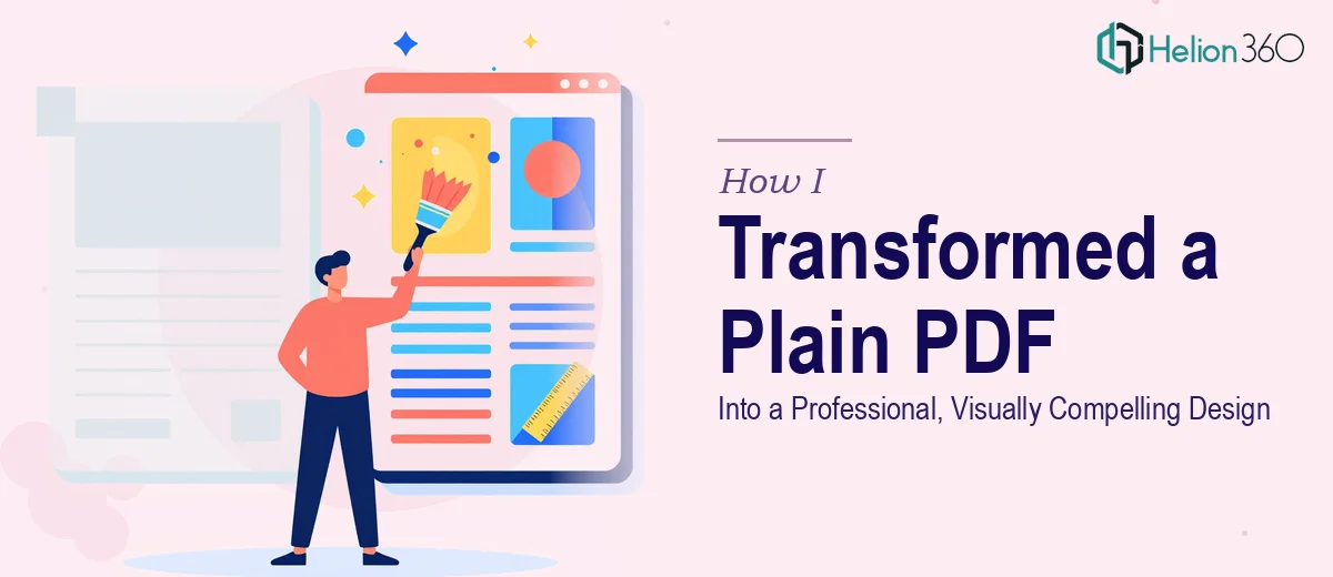 How I Transformed a Plain PDF Presentation Into a Professional, Visually Compelling Design