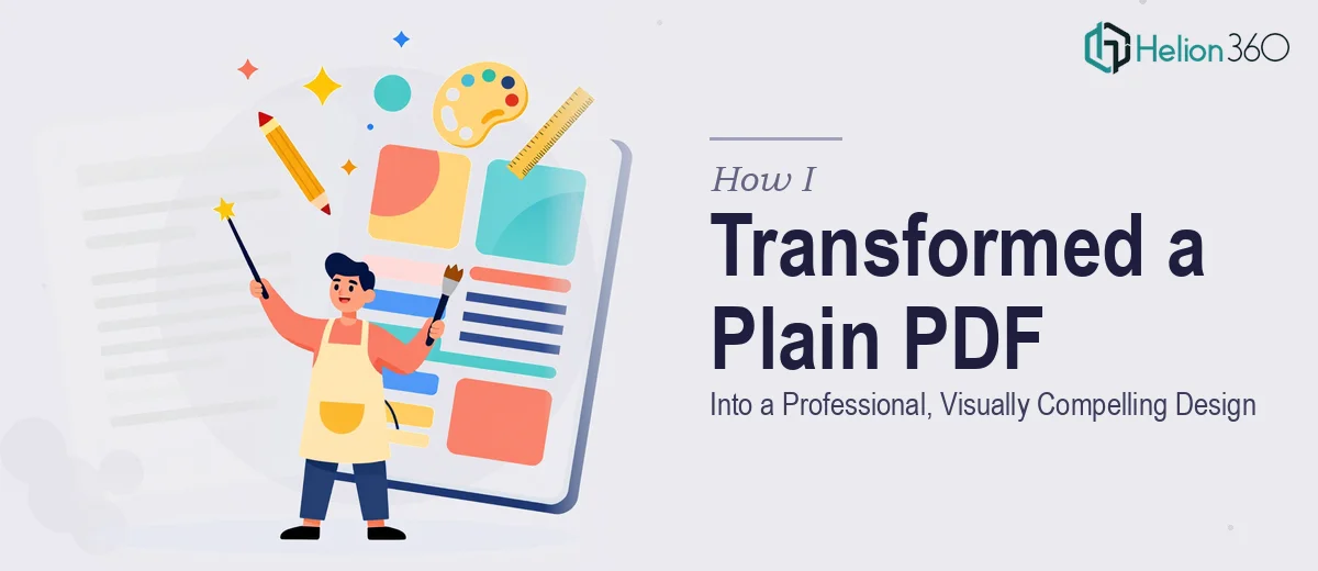 How I Transformed a Plain PDF Presentation Into a Professional, Visually Compelling Design