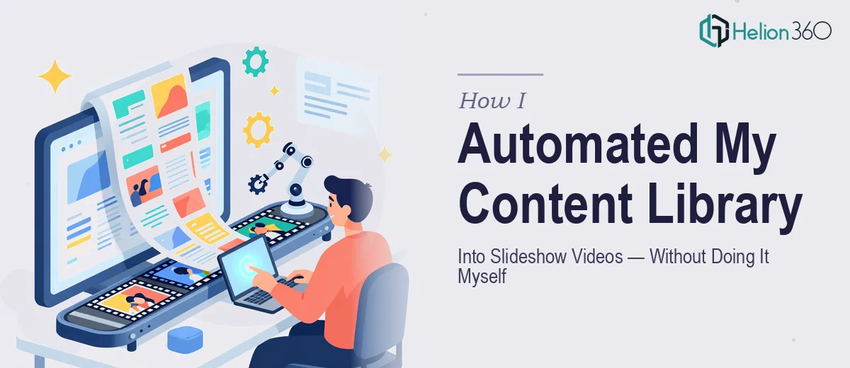 How I Turned a Massive Content Library Into Automated Slideshow Videos — And Why I Didn't Try to Do It Myself