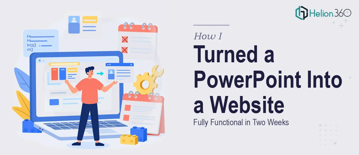 How I Turned a PowerPoint Presentation Into a Fully Functional Website in Two Weeks