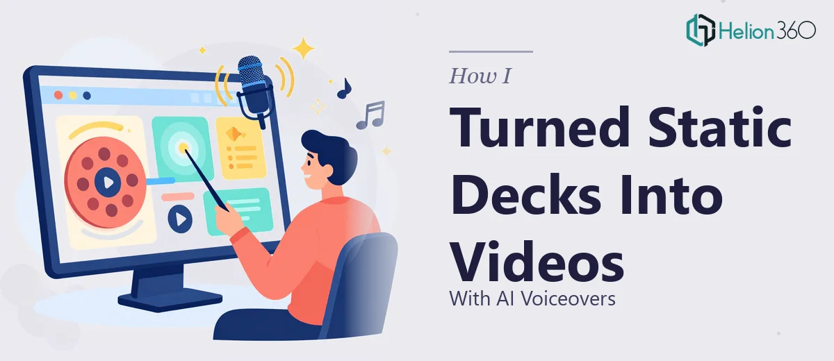 How I Turned Static PowerPoint Decks Into Dynamic Videos With AI Voiceovers