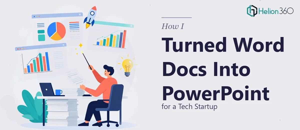 How I Turned Word Documents Into Engaging PowerPoint Presentations for a Tech Startup