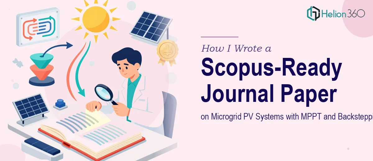 How I Wrote a Scopus-Ready Journal Paper on Microgrid PV Systems with MPPT and Backstepping Control