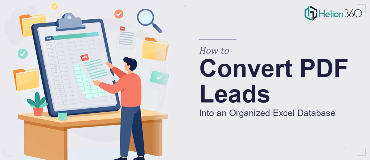 How to Convert PDF Leads Into an Organized Excel Database
