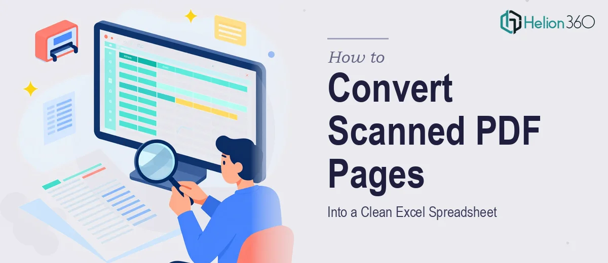 How to Convert Scanned PDF Pages Into a Clean Excel Spreadsheet