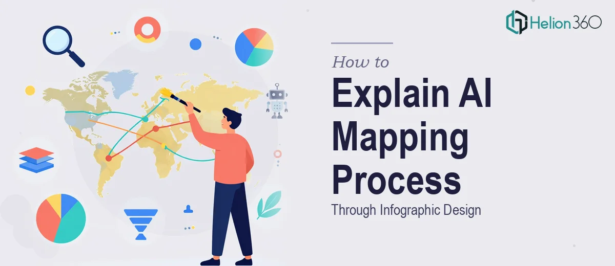 How to Explain a Complex AI Mapping Process Through Infographic Design