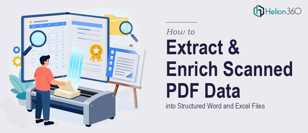 How to Extract, Structure, and Enrich Data from Scanned PDFs into Word and Excel