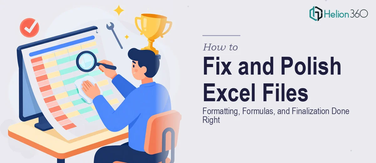 How to Fix and Polish an Excel File: Formatting, Formulas, and Finalization Done Right
