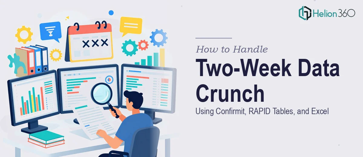 How to Handle a Two-Week Data Crunch Using Confirmit, RAPID Tables, and Excel