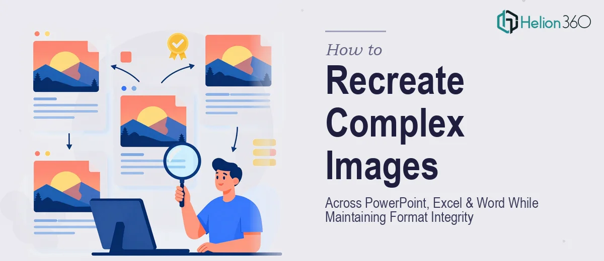 How to Recreate a Complex Image Across PowerPoint, Excel, and Word While Maintaining Format Integrity