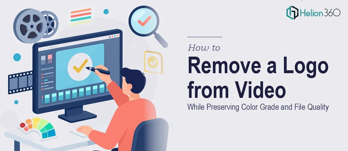 How to Remove a Logo from Video While Preserving Color Grade and File Quality