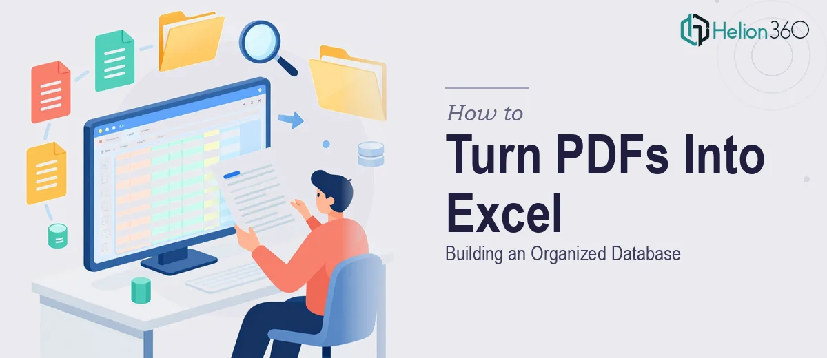 How to Turn Multiple PDFs Into an Organized Excel Database