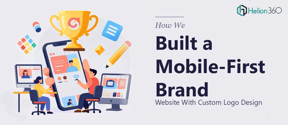 How We Built a Mobile-First Brand Website With Custom Logo Design