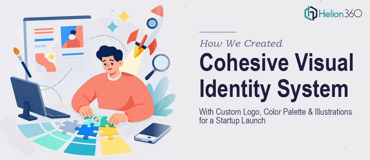 How We Created a Cohesive Visual Identity System With Custom Logo, Color Palette, and Illustrations for a Startup Launch