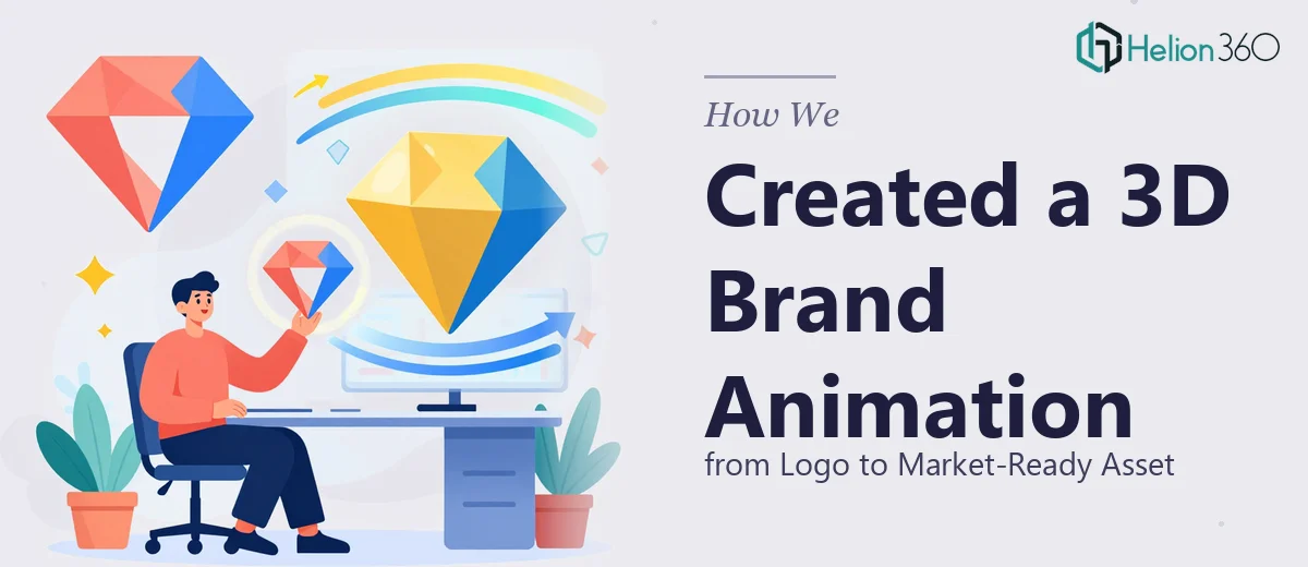 How We Created a Dynamic 3D Brand Animation from Logo to Market-Ready Asset