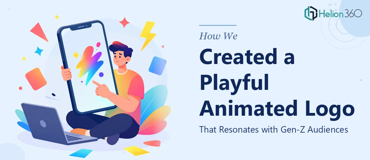 How We Created a Playful Animated Logo That Resonates with Gen-Z Audiences