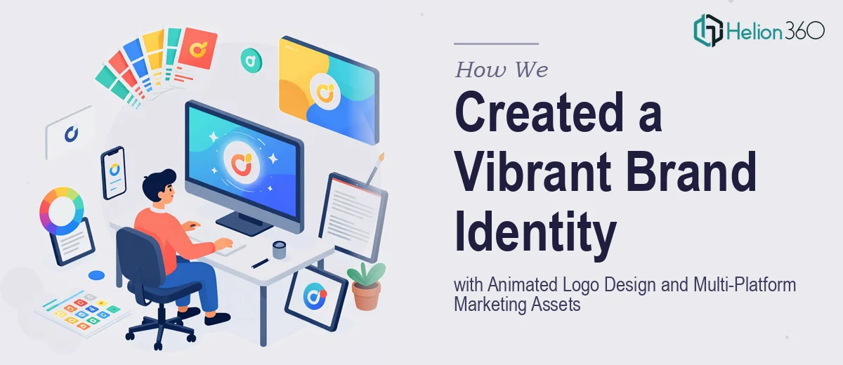 How We Created a Vibrant Brand Identity with Animated Logo Design and Multi-Platform Marketing Assets