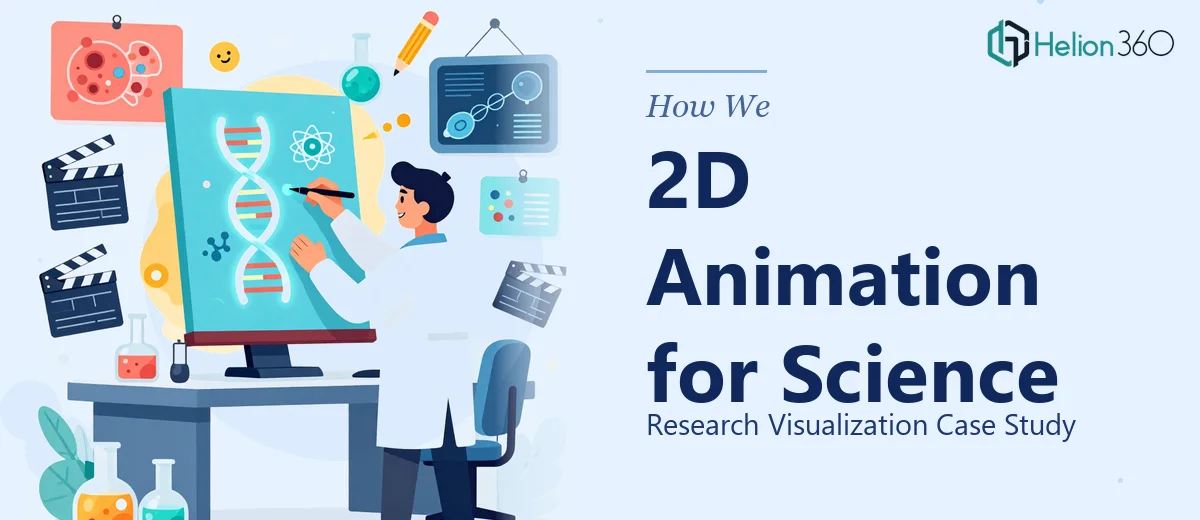 How We Created an Engaging 2D Animation for Scientific Research Visualization