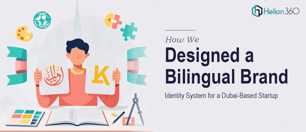 How We Designed a Bilingual Brand Identity System for a Dubai-Based Startup