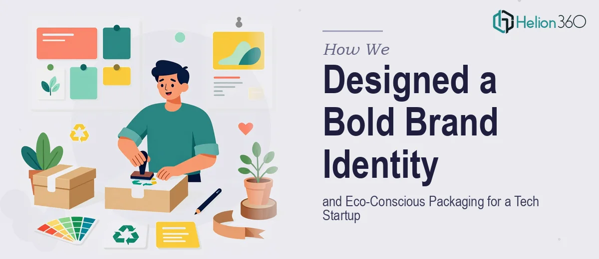 How We Designed a Bold Brand Identity and Eco-Conscious Product Packaging for a Tech Startup