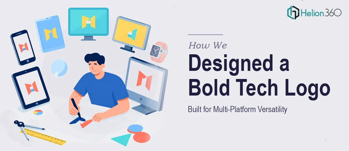 How We Designed a Bold, Minimalist Tech Logo Built for Multi-Platform Versatility