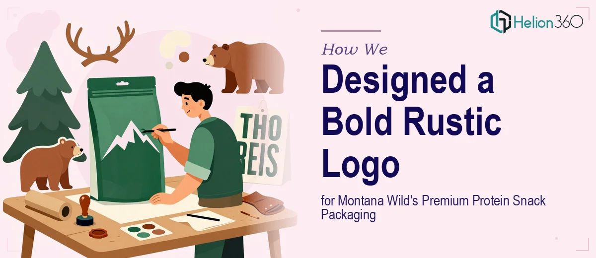 How We Designed a Bold, Rustic Logo for Montana Wild's Premium Protein Snack Packaging