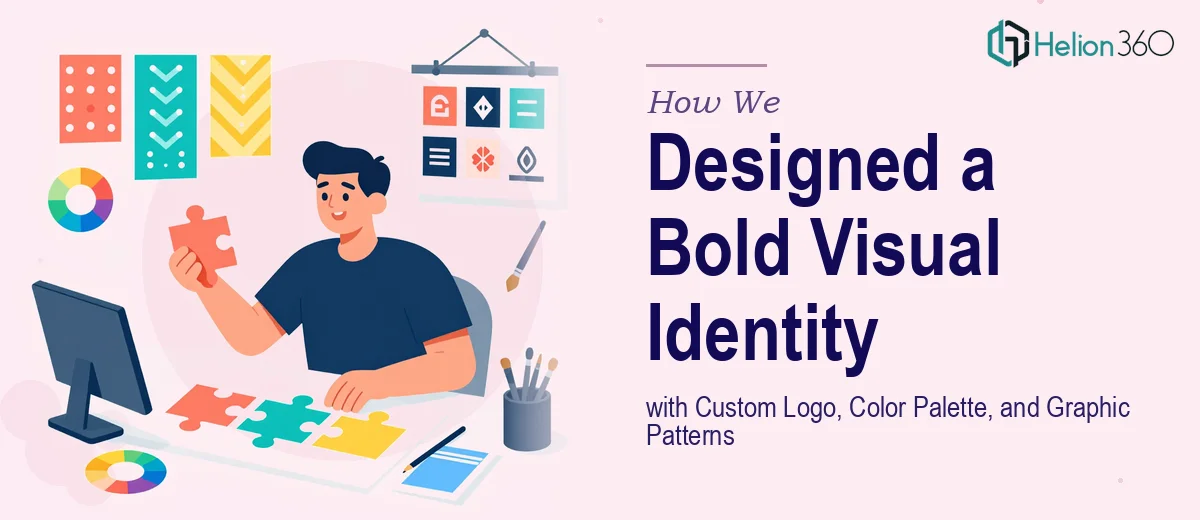How We Designed a Bold Visual Identity System with Custom Logo, Color Palette, and Graphic Patterns