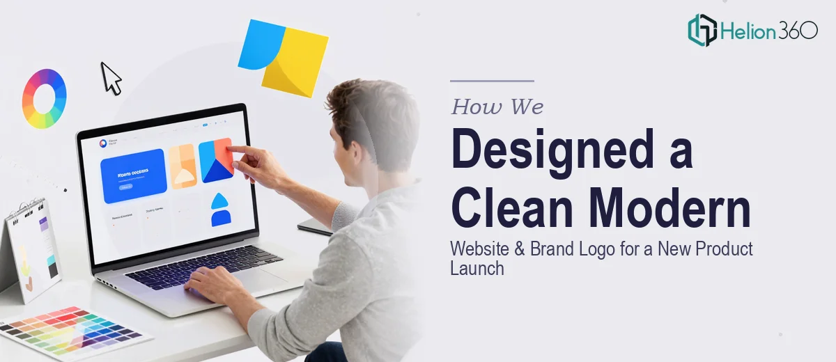 How We Designed a Clean, Modern Website and Brand Logo for a New Product Launch