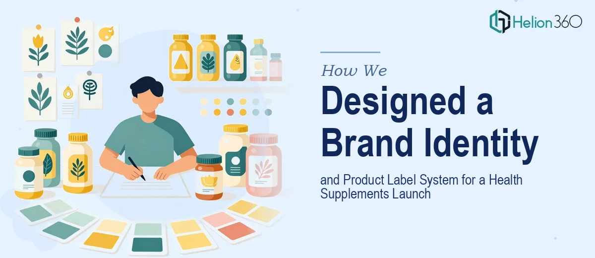 How We Designed a Cohesive Brand Identity and Product Label System for a Health-Focused Supplements Launch