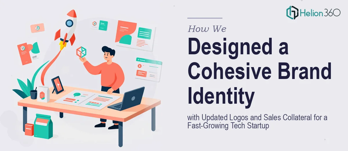 How We Designed a Cohesive Brand Identity System with Updated Logos and Sales Collateral for a Fast-Growing Tech Startup