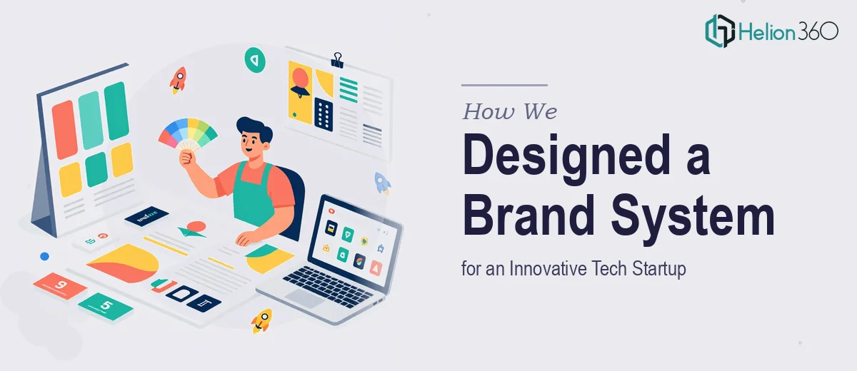 How We Designed a Cohesive Visual Identity and Brand System for an Innovative Tech Startup