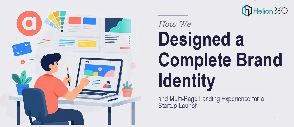 How We Designed a Complete Brand Identity and Multi-Page Landing Experience for a Startup Launch
