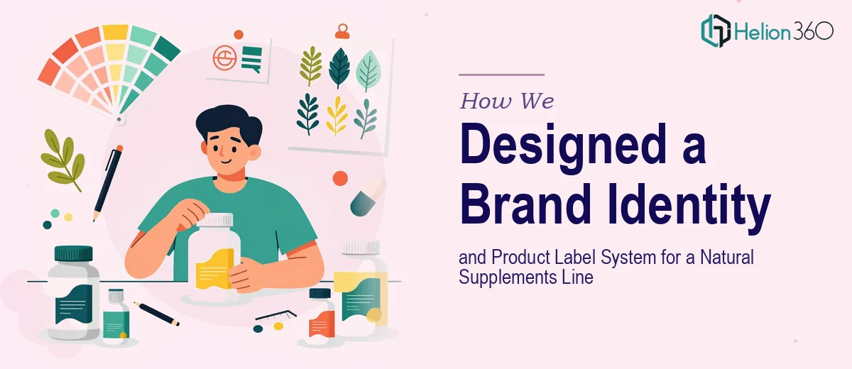 How We Designed a Complete Brand Identity and Product Label System for a Natural Supplements Line