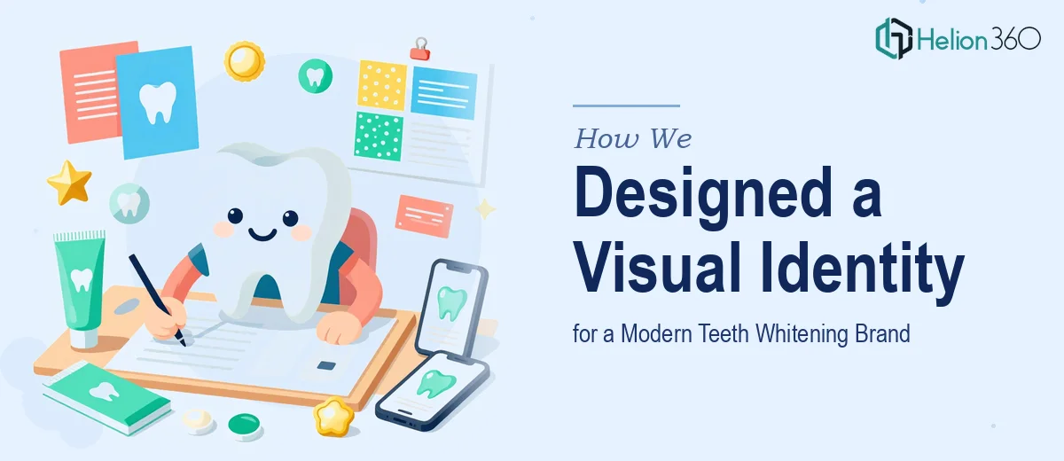 How We Designed a Complete Visual Identity System for a Modern Teeth Whitening Brand