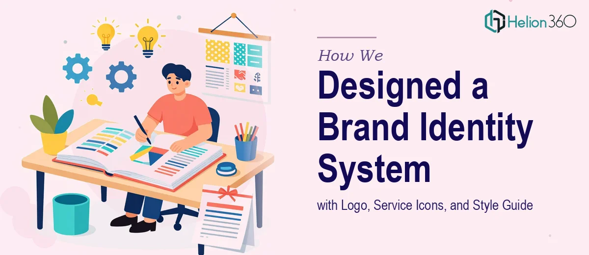 How We Designed a Comprehensive Brand Identity System with Logo, Service Icons, and Style Guide