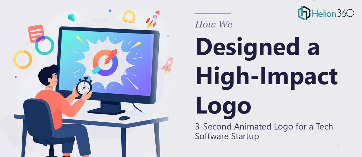 How We Designed a High-Impact 3-Second Animated Logo for a Tech Software Startup