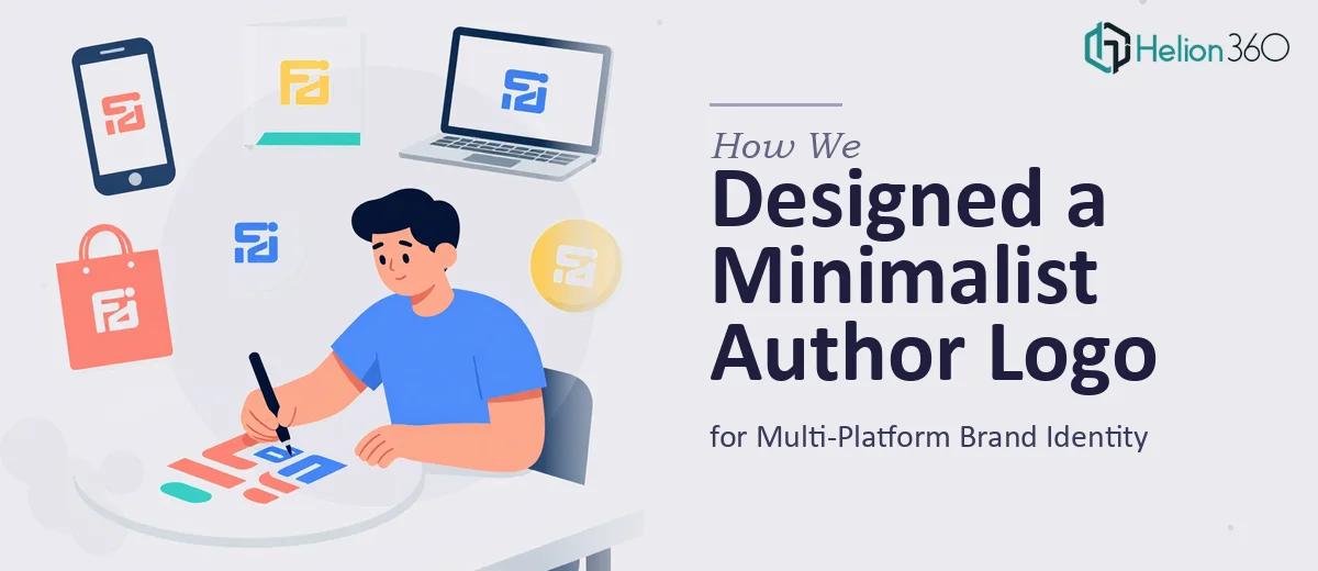 How We Designed a Minimalist Author Logo for Multi-Platform Brand Identity