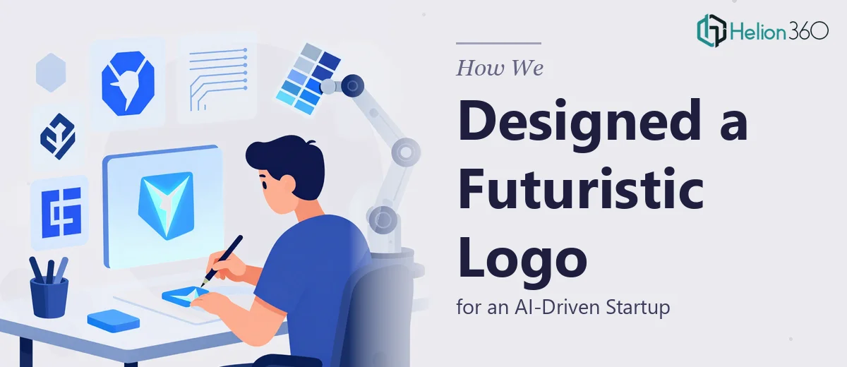 How We Designed a Minimalist, Futuristic Logo for an AI-Driven Startup