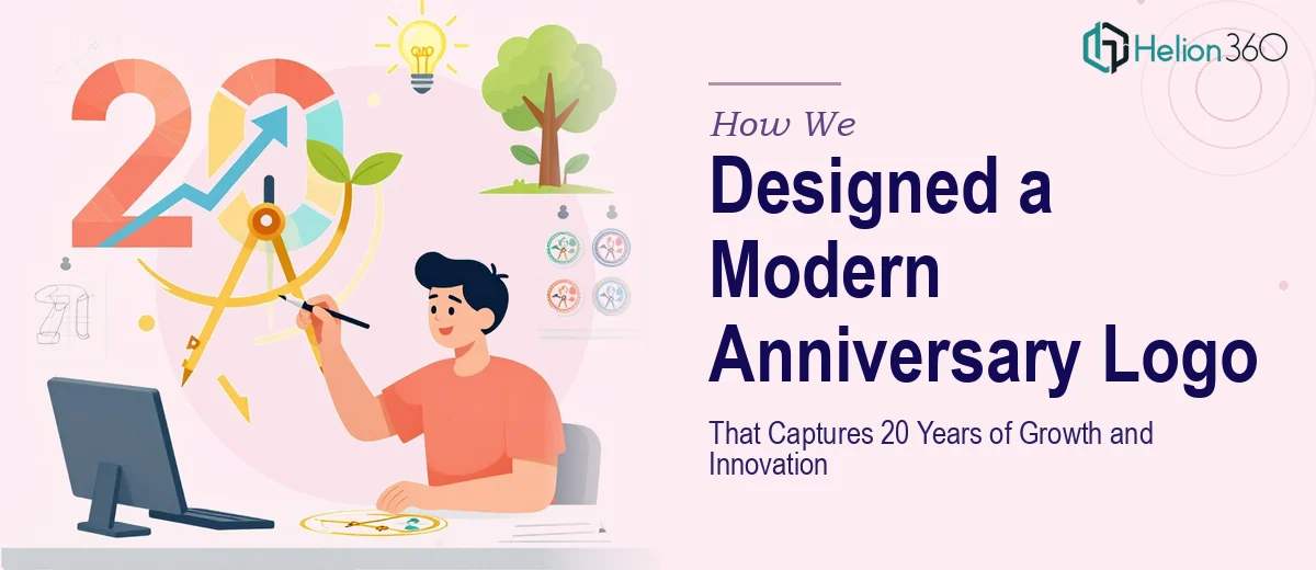 How We Designed a Modern Anniversary Logo That Captures 20 Years of Growth and Innovation